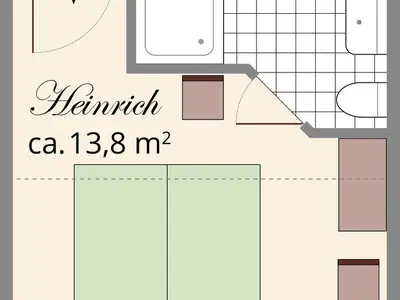 Doppelzimmer für 2 Personen (16 m²) in Stolpen 5/10