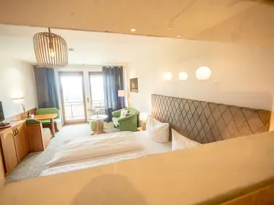 Blick ins Deluxe Doppelzimmer