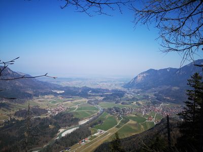 Blick auf Unterwössen von der Gscheuerer Wand