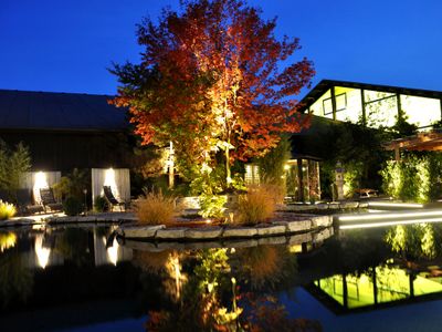 Wellnessgarten im Herbst