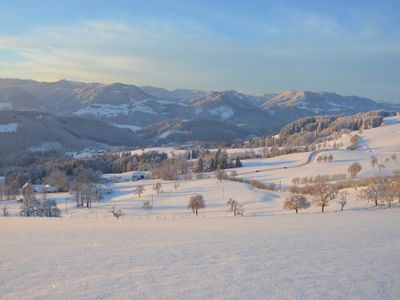 ein Wintertag mit Sonnenschein