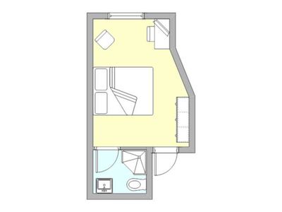 Doppelzimmer für 2 Personen (18 m²) in Warnemünde (Ostseebad) 8/8