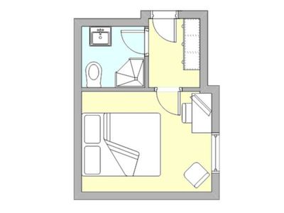 Doppelzimmer für 2 Personen (18 m²) in Warnemünde (Ostseebad) 8/8