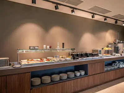 Das Frühstücksbuffet