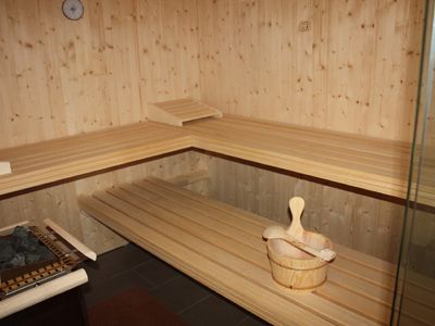 Unsere 2015 neu gebaute Sauna