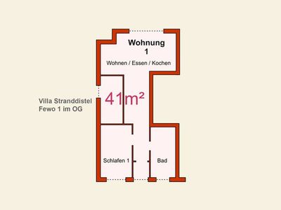 Doppelzimmer für 3 Personen (44 m²) in Zinnowitz 4/10