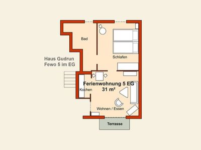 Doppelzimmer für 3 Personen (40 m²) in Zinnowitz 3/10