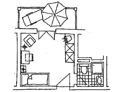 Einzelzimmer für 1 Person in Bad Birnbach 3/3