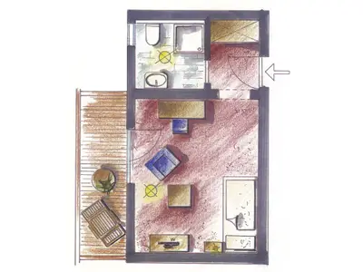 Einzelzimmer für 1 Person in Bad Birnbach 6/6