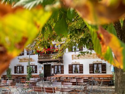 Biergarten Detailansicht