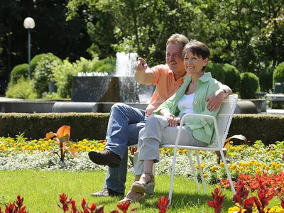 Hotel Königshof, Kurpark gegenüber