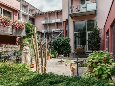 Garten begrünter Hof