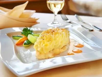 Zander mit Kartoffelkruste