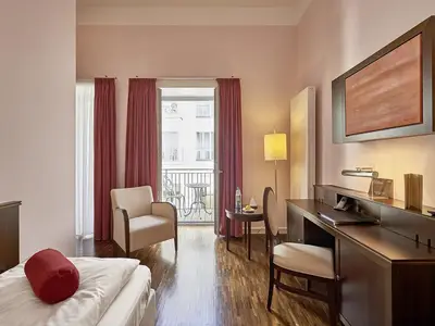 Deluxe EInzelzimmer mit Balkon