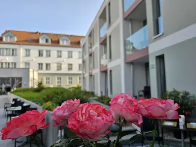 Begrünter Innenhof