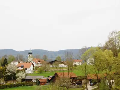 Aussicht zum Ort vom