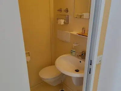 Badezimmer im Gästehaus