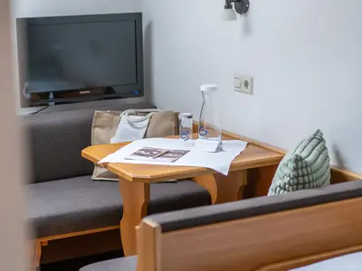 Sitzecke Economyeinzelzimmer