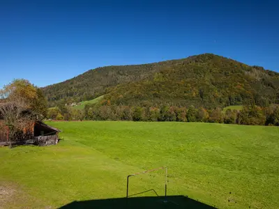 Der Ausblick vom Balkon