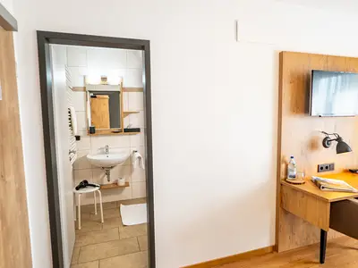 Einzelzimmer Watzmann superior, mit Bad – Hotel Hanauerlehen