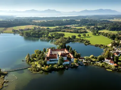 Kloster Seeon Luftaufnahme