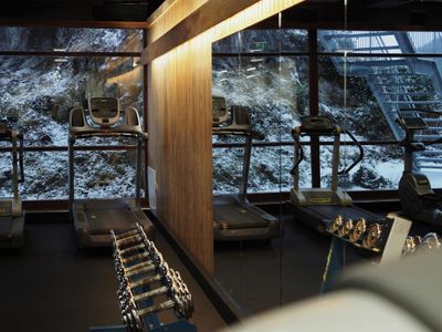 Fitnessraum im Sporthotel