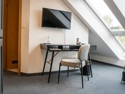 Einzelzimmer Mansarde Hotel Neuruppin