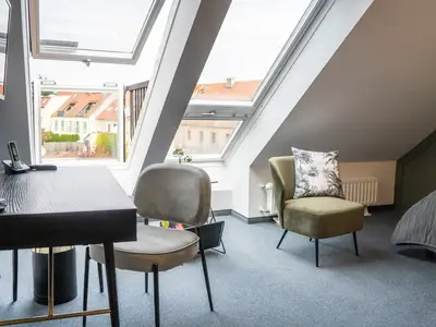 Einzelzimmer Mansarde Hotel Neuruppin