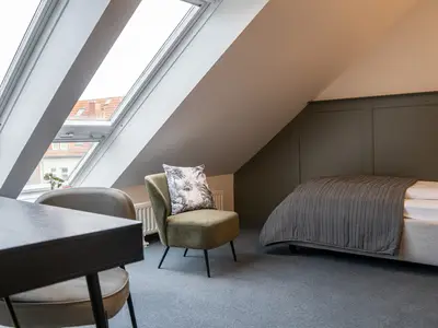 Einzelzimmer Mansarde Hotel Neuruppin