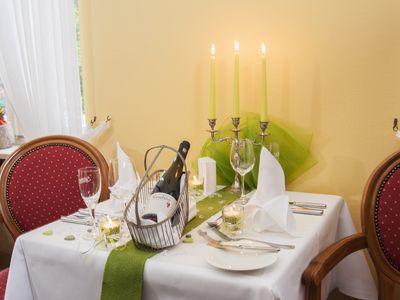 gedeckter Tisch Hotel Döllnsee-Schorfheide