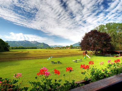 Ausblick vom Balkon