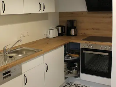 Küche, Ferienzimmer Sonnenseite