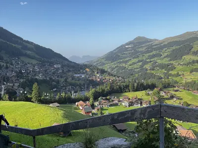 Ausblick Richtung Adelboden Dorf