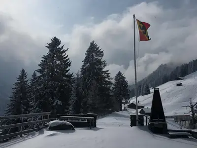 Garten im Winter