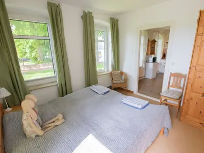 Schlafraum unten im Pförtnerhaus