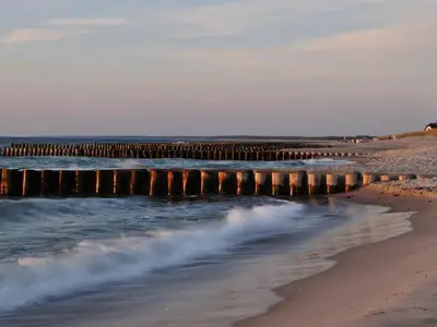 Abendstimmung am nahegeleg. Strand