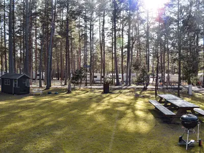 outside