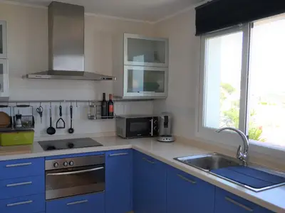 Küche mit Meerblick