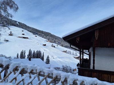 Aussicht vom Ferienhaus [Winter]