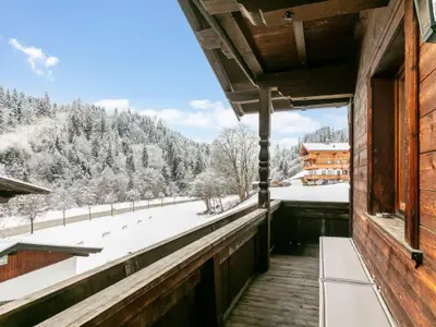 Aussicht vom Ferienhaus [Winter]