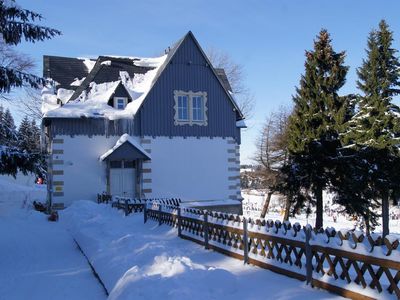 Die Villa im Winter