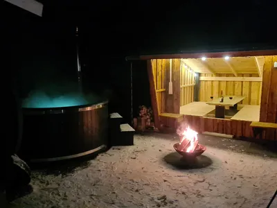 outside
