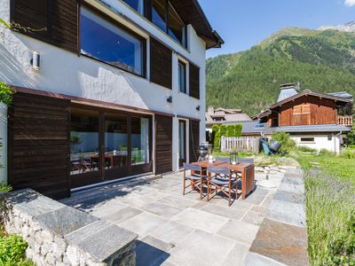 Terrasse mit Bergblick