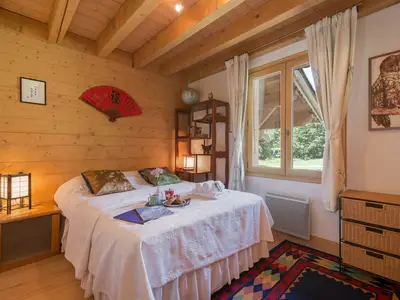 Schlafzimmer 1 mit einem Doppelbett