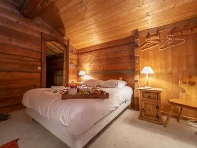 Schlafzimmer 2mit einem Doppelbett