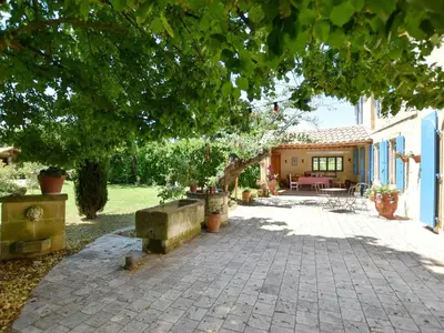outside