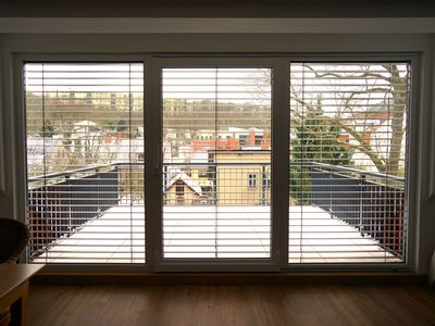 Blick auf Dachterrasse