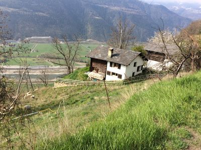 von der Strasse her - das Haus rechts