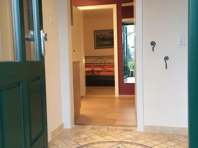 Eingang mit Marmorboden/Mandala