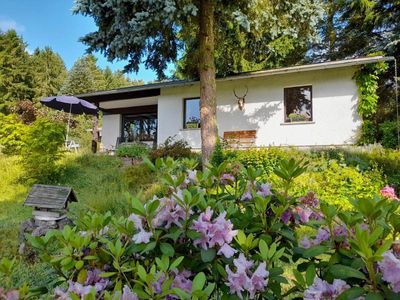 Haus mit Garten im Frühsommer